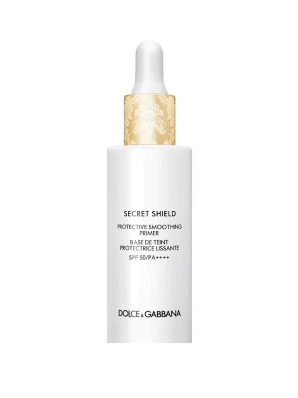 Dolce & Gabbana White Primer Bottle with Gold Dropper